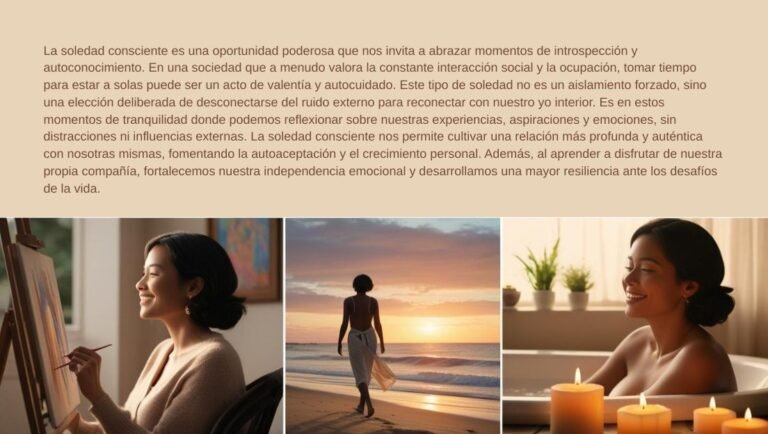 En nuestro crecimiento personal, la soledad consciente es una poderosa aliada