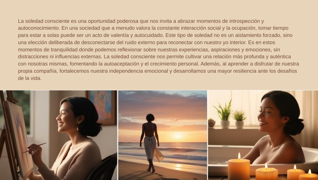 En nuestro crecimiento personal, la soledad consciente es una poderosa aliada
